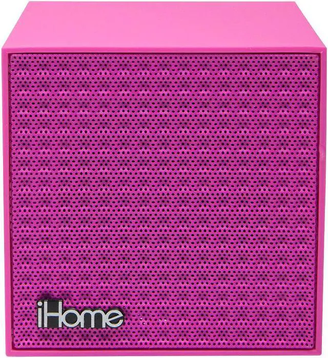 Alt view image 10 of 11 - iHome iBT16PPC Mini Speaker Cube (Pink)
