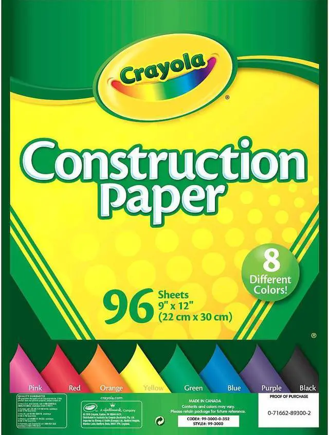 Alt view image 4 of 19 - Crayola Construction Paper Pad 9"X12"-96 Sheets