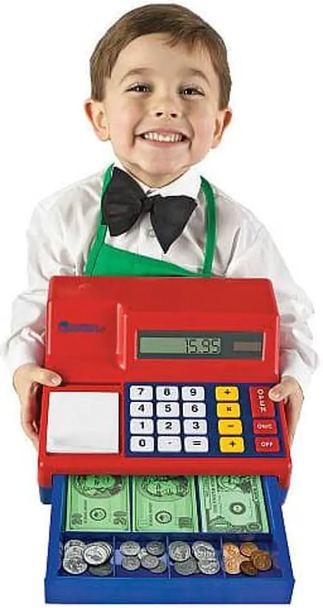 Alt view image 3 of 20 - Learning Resources Pretend & Play Calculator Cash Register
