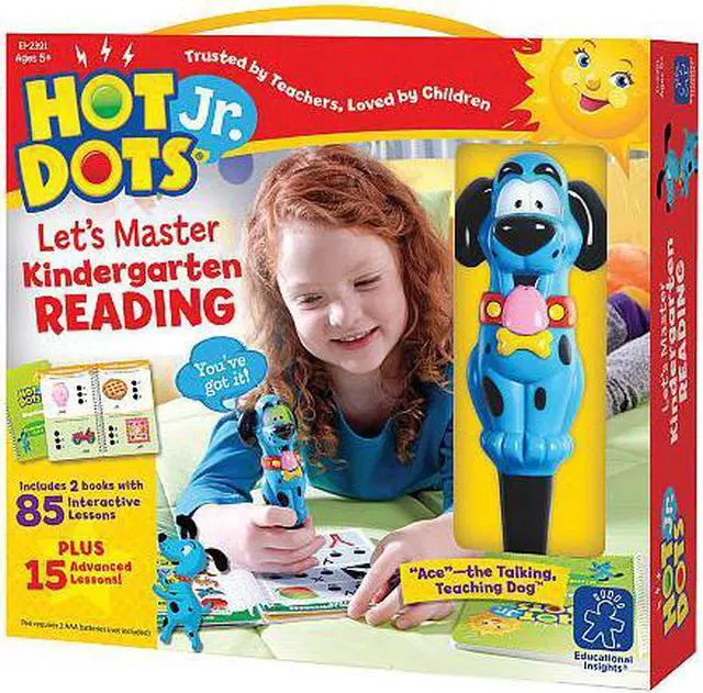 Alt view image 2 of 13 - Educational Insights Hot Dots Jr. Let's Master Kindergarten Reading Set with
