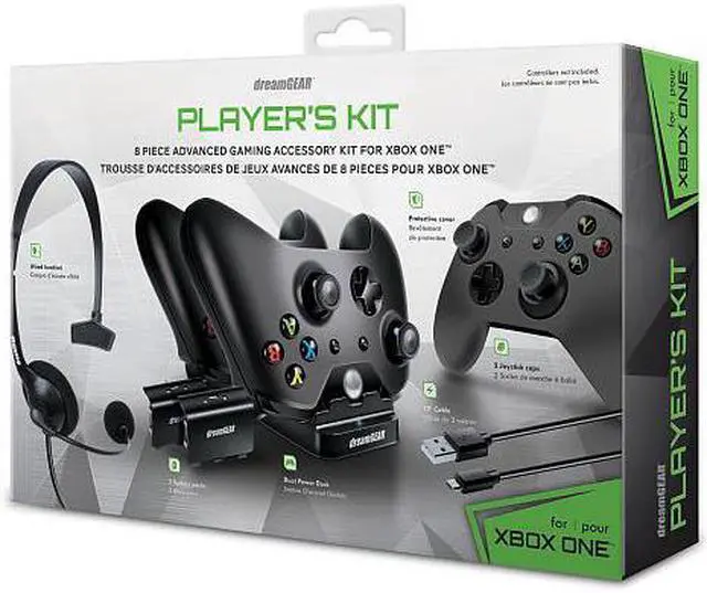 Alt view image 2 of 11 - dreamGEAR Player's Kit for Xbox One - Black