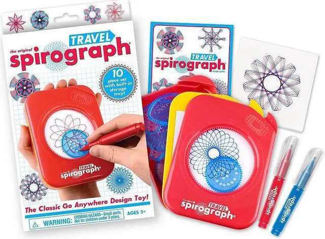 Alt view image 5 of 9 - Travel Spirograph - Craft Kit by Kahootz (Spirograph) (01020)