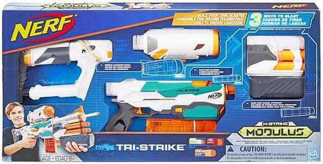 Alt view image 2 of 12 - NERF N-Strike Modulus Tri-Strike Blaster