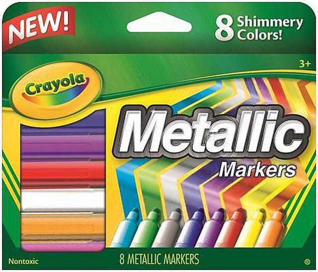 Crayola Metallic Markers Assorted 8/Set 588628 