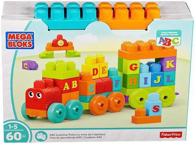 Main image of Mega Bloks First Builders ABC Learning Train Building Set Building Kit