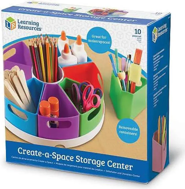 Alt view image 2 of 20 - LEARNING RESOURCES Create A Space Storage Center 3806