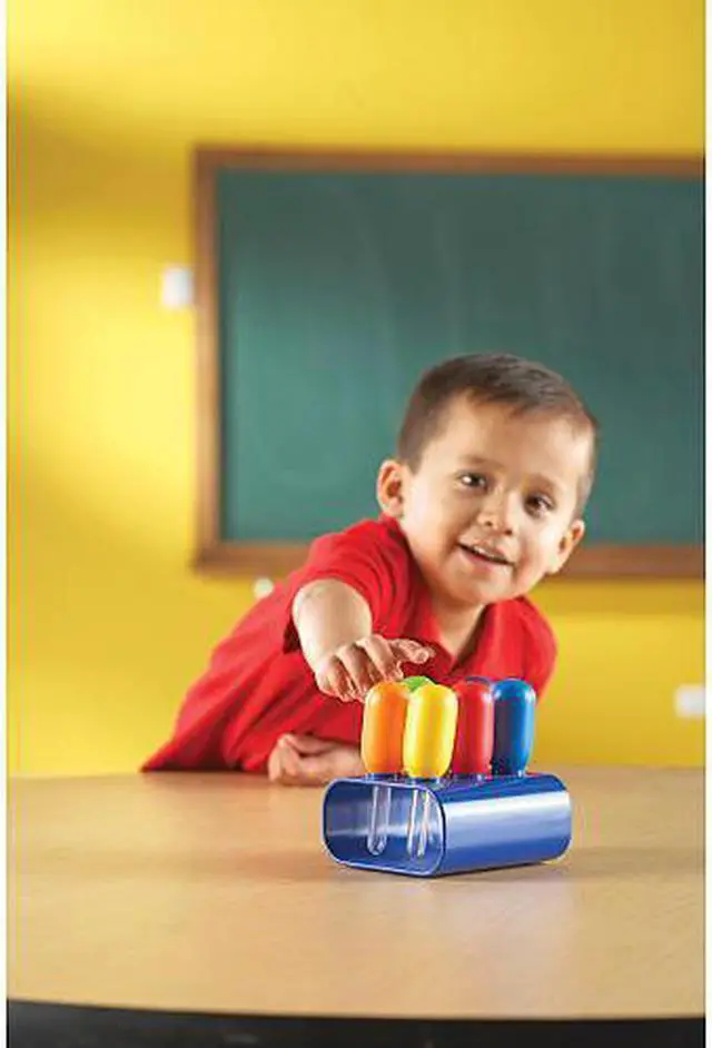 Main image of Learning Resources Primary Science Jumbo Eyedroppers with Stand (LER2779) LER2779 LEARNING RESOURCES