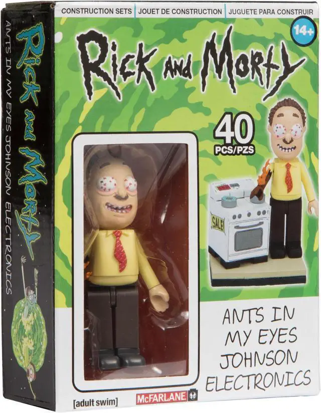Alt view image 2 of 4 - McFlarane Toys Rick & Morty Micro Sets Series 1 Construction Set - Ants in my