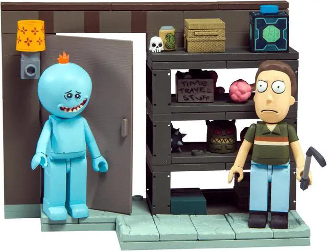 Alt view image 2 of 5 - Rick and Morty Smith Garage Rack Small Construction Set