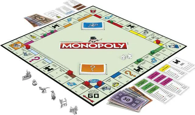 Alt view image 4 of 17 - Monopoly Updatd Tokens Classic Gameplay Family Fun Board Game Hasbro C1009