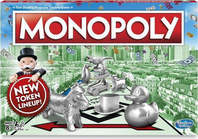 Monopoly Updatd Tokens Classic Gameplay Family Fun Board