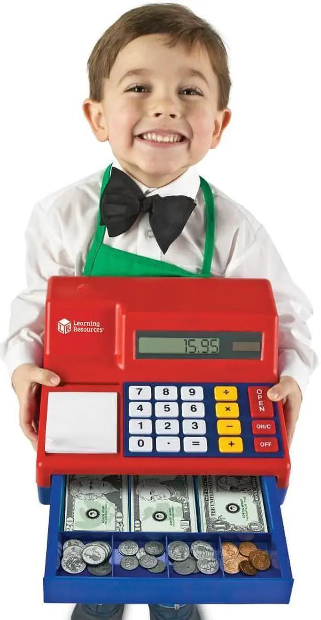 Alt view image 15 of 20 - Learning Resources Pretend & Play Calculator Cash Register