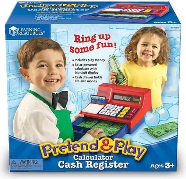 Alt view image 14 of 20 - Learning Resources Pretend & Play Calculator Cash Register