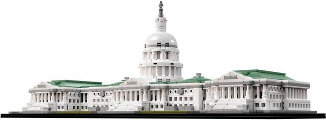 Alt view image 3 of 11 - LEGO Architecture United States Capitol Building (21030)