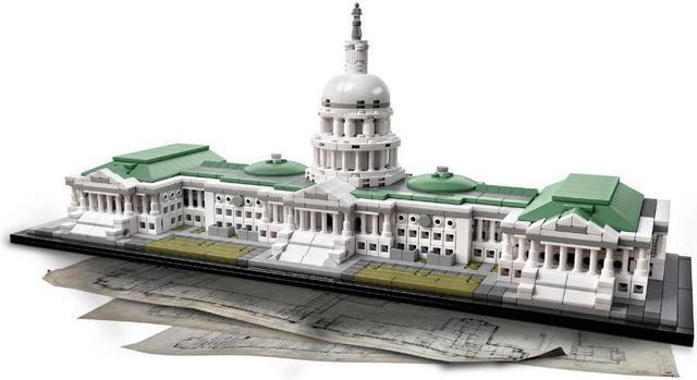 Alt view image 2 of 11 - LEGO Architecture United States Capitol Building (21030)
