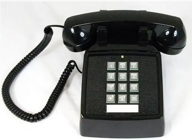 Main image of Cortelco ITT-2500-V-BK 250000-VBA-20M Desk w/ Volume BLACK