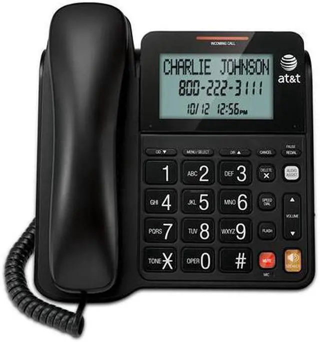Alt view image 2 of 12 - At&T Cl2940 Standard Phone - Black