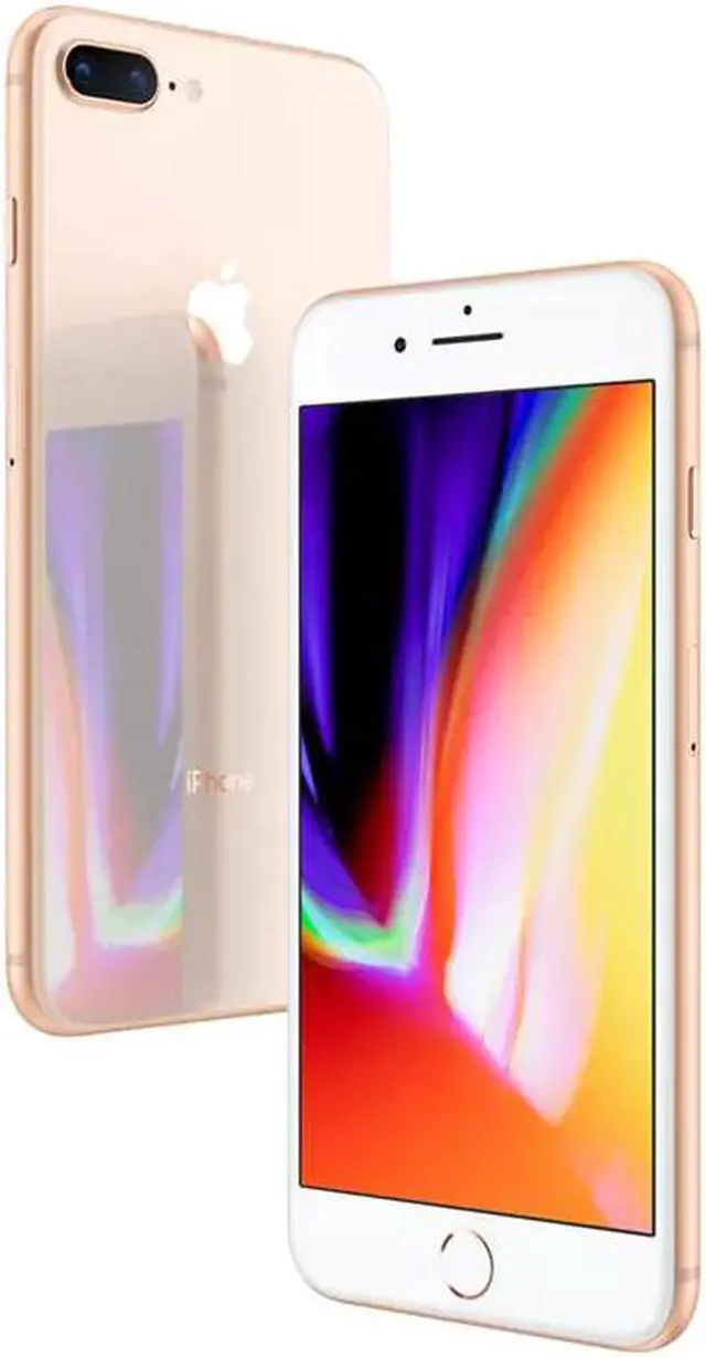 Alt view image 2 of 3 - Apple iPhone 8 Plus A1897 5.5" iOS GSM Unlocked 64GB Smartphone - Gold