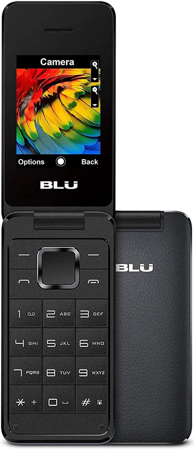 Alt view image 8 of 9 - Blu DIVA Flip T390X Unlocked Phone with Camera (2.4" Black, 24MB RAM)