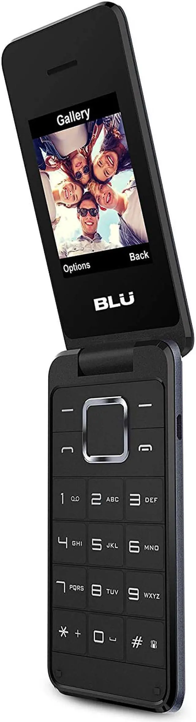 Alt view image 7 of 9 - Blu DIVA Flip T390X Unlocked Phone with Camera (2.4" Black, 24MB RAM)