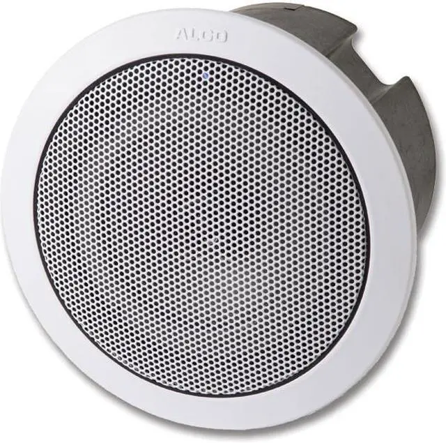 Main image of New Algo SIP Ceiling Speaker White grill, trim ring, Part# 8188