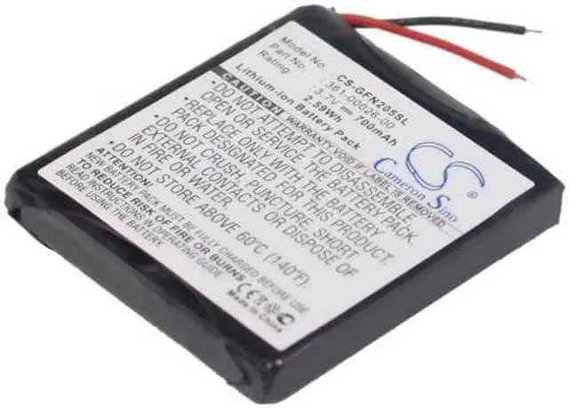 Alt view image 5 of 15 - 700mAh Battery for Garmin forerunner 205, forerunner 305, 361-00026-00 NEW