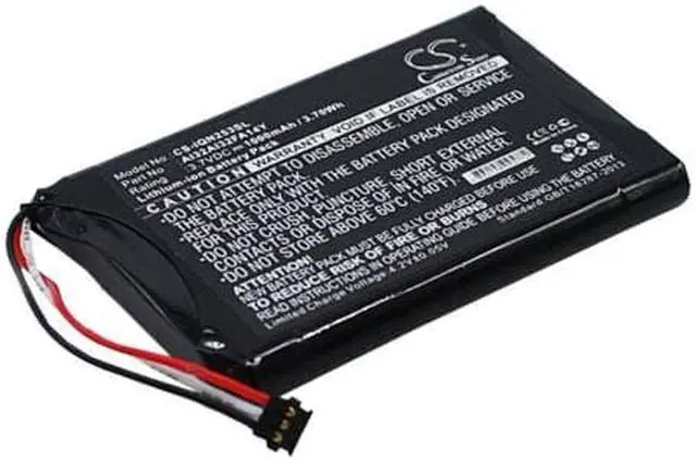 Alt view image 5 of 16 - 1000mAh Battery for Garmin Nuvi 2539LM, 2559LM, 2589LMT, 2599LMT; AI32AI32FA14Y