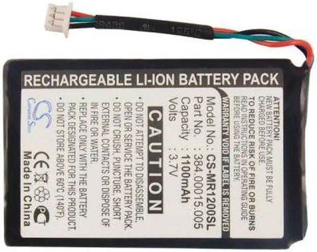 Alt view image 5 of 16 - 1100mAh Battery for GPS Magellan RoadMate 1200, RoadMate 1210, 384.00015.005