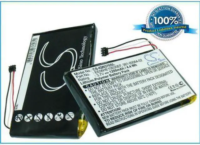 Alt view image 5 of 16 - 1200mAh Battery for Garmin Nuvi 3700, 3760, 3760T, 3790, 3790T, 361-00064-02 NEW