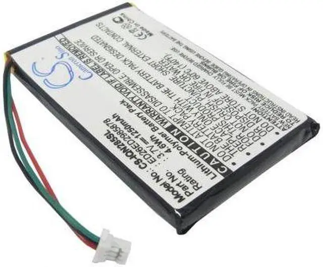 Alt view image 5 of 16 - 1250mAh Battery for Garmin Nuvi 285, Nuvi 285W, Nuvi 285WT, ED26ED2985878