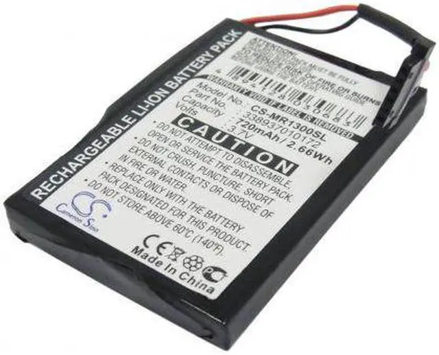 Alt view image 5 of 16 - 720mAh Battery for Magellan RoadMate 1300, 1340, 338937010172 NEW