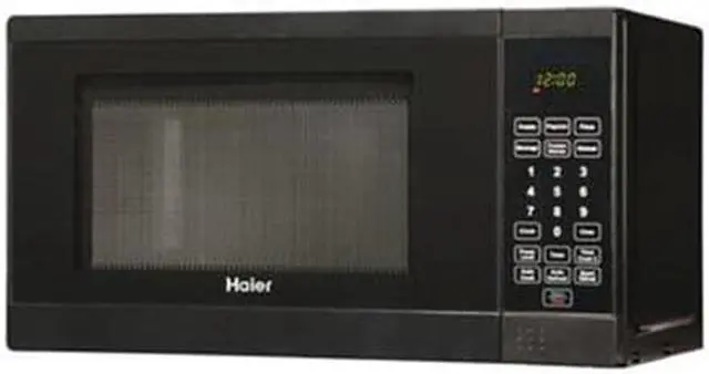 Alt view image 2 of 9 - Haier Digital Countertop Microwave Oven 0.7 Cu. Ft. 700-Watt Black HMC720BEBB