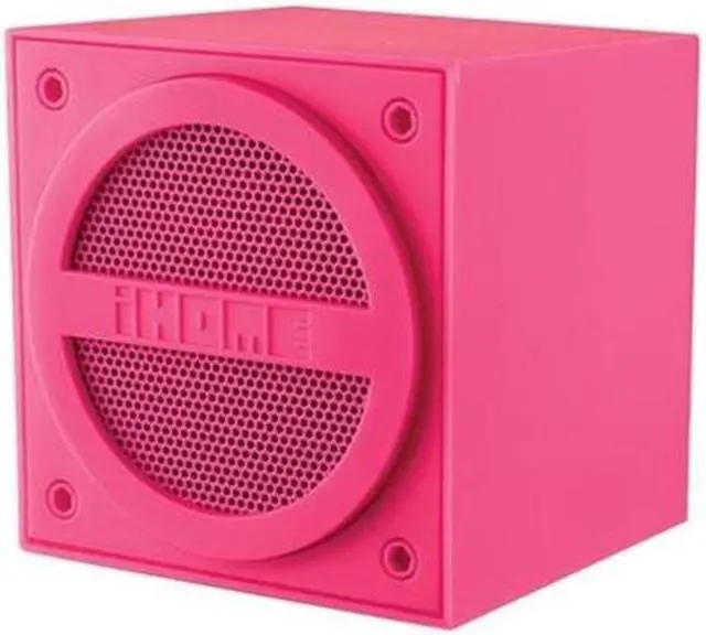 Alt view image 9 of 11 - iHome iBT16PPC Mini Speaker Cube (Pink)