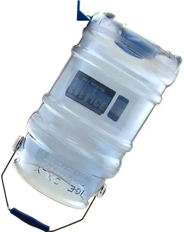 Alt view image 2 of 7 - Saf-T-Ice Ice Tote 6Gal Trans Blu