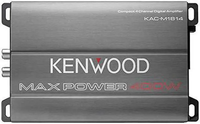 Alt view image 2 of 9 - Kenwood Compact 4-channel amplifier