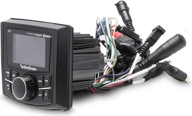 Alt view image 10 of 20 - Rockford Fosgate PMX-3 Punch Marine/Motorsport 2.7" Digital Media Receiver