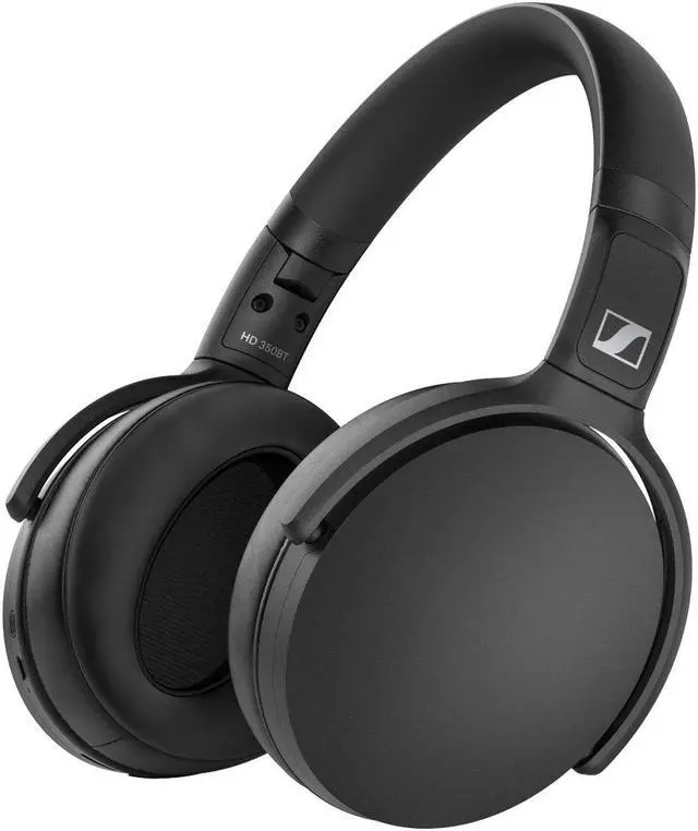 Alt view image 15 of 20 - Sennheiser HD 350BT Wireless Over-Ear Headphones with Bluetooth 5.0 (Black)