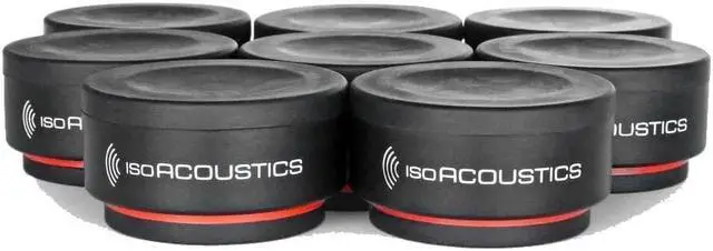 Alt view image 7 of 20 - IsoAcoustics ISO-PUCK MINI Vibration Isolators for Small Studio Monitors and Speakers (8-pack)
