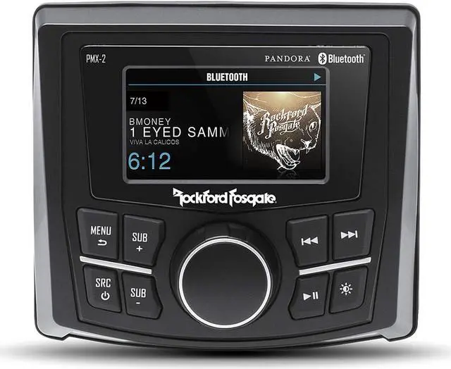 Alt view image 3 of 12 - Rockford Fosgate PMX-2 Punch Marine Digital Media Receiver