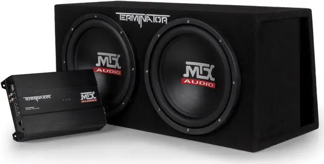 Alt view image 8 of 14 - MTX TNP212DV 12-Inch 2000-Watt Dual Loaded Subwoofer Enclosure with Amplifier