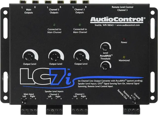 Alt view image 5 of 16 - AudioControl LC7iBlack
