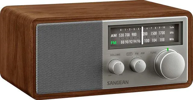 Alt view image 3 of 5 - Sangean SG-116 Retro Wooden Cabinet Radio