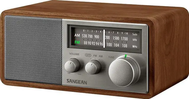 Alt view image 2 of 5 - Sangean SG-116 Retro Wooden Cabinet Radio