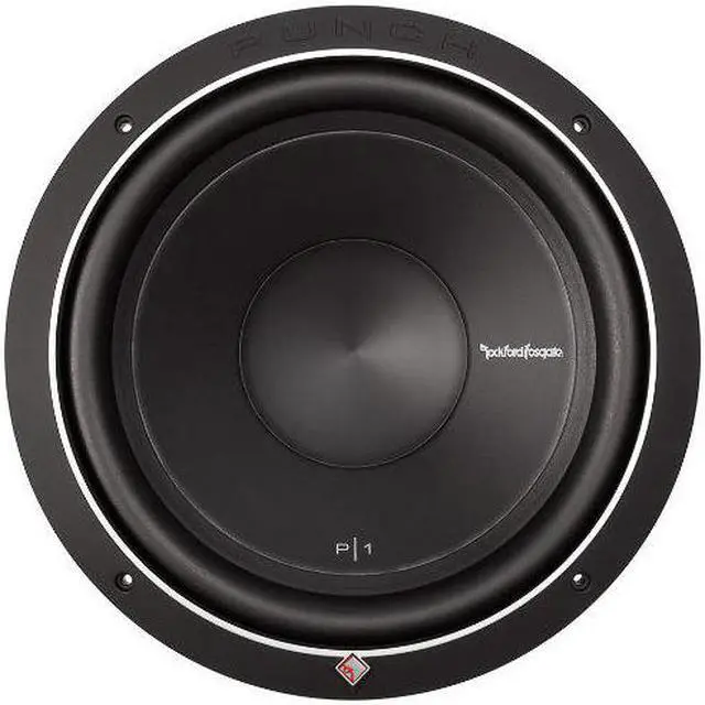 Alt view image 19 of 19 - ROCKFORD FOSGATE Punch P1S2-12 12" 500W 2-Ohm Power Car Audio Subwoofer Sub