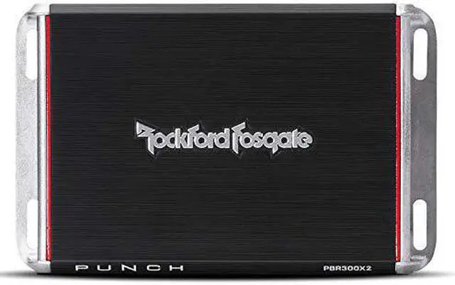 Alt view image 6 of 16 - Rockford Fosgate PBR300X2 300 Watt 2-Channel Amplifier for Compact Sub Systems