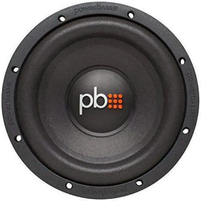 Alt view image 4 of 7 - Powerbass S-84D 250 Watts Max Dual 4-Ohm 8" Car Audio Subwoofer