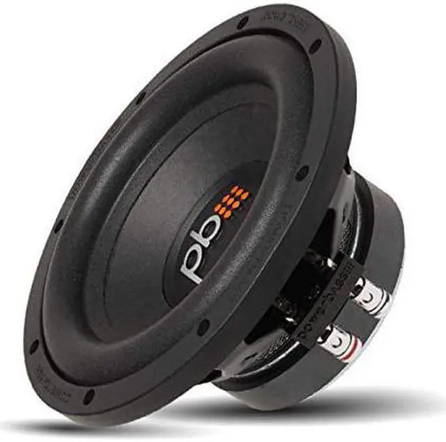 Alt view image 3 of 7 - Powerbass S-84D 250 Watts Max Dual 4-Ohm 8" Car Audio Subwoofer