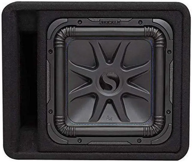 Alt view image 18 of 20 - Kicker 12" 1500W Single Loaded Solo-Baric L7S 2 Ohm Subwoofer Enclosure