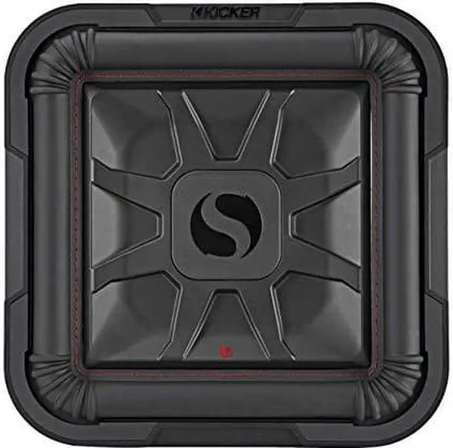 Alt view image 3 of 10 - kicker 46l7t102 car audio l7t shallow mount 10" sub square l7 subwoofer l7t102