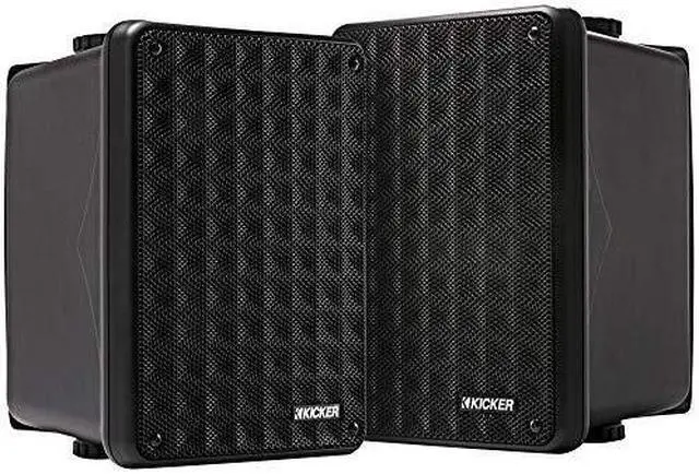 Alt view image 17 of 20 - Kicker 46KB6B KB6 Outdoor/Indoor Speakers - Black